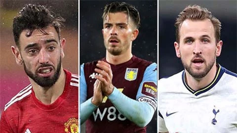 Đội hình xuất sắc nhất Premier League theo thống kê: Có Bruno, Kane và Grealish