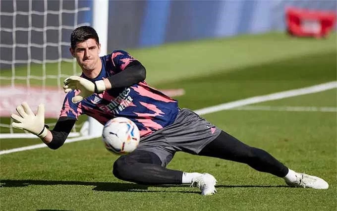 Courtois thi đấu rất ổn định trong màu áo Real