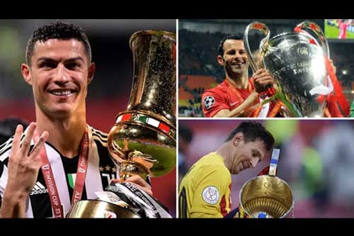 Top 10 cầu thủ có nhiều danh hiệu nhất: Ronaldo chỉ xếp thứ 8
