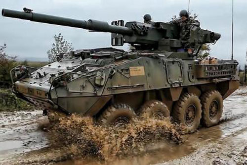 Mỹ biến Stryker thành tăng hạng nhẹ đấu với Sprut-SD
