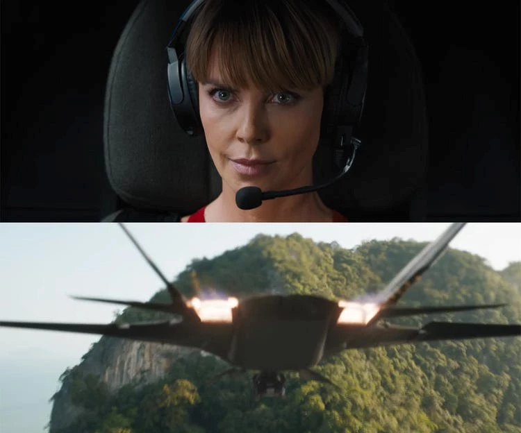 Cảnh giải cứu bằng máy bay bằng nam châm khổng lồ là chi tiết ấn tượng trong trailer Fast & Furious 9. Ảnh: Universal.