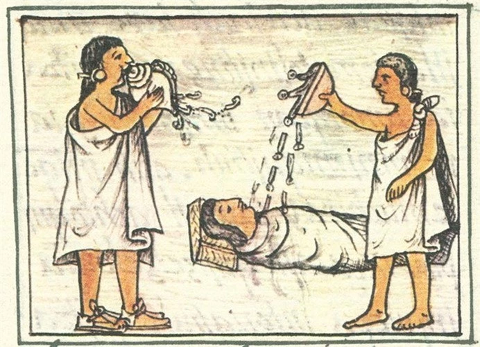 Tộc người Aztec có tập tục chôn người chết ngay dưới ngôi nhà từng sống để duy trì mối liên kết với gia đình.