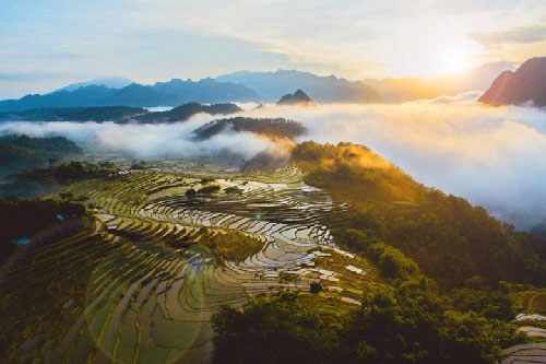 Cảnh đẹp Việt Nam khi nhìn từ trên cao: Lan Châu đảo đẹp nhất Cửa Lò