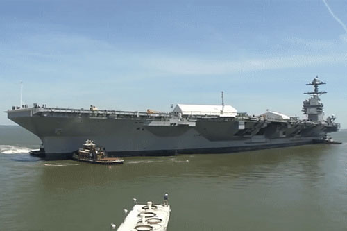 CLIP: ‘Soi’ tàu chiến mạnh nhất của Hải quân Mỹ, có giá trị hơn 18 tỷ USD