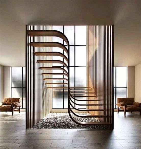   Thiết kế cầu thang phong cách tối giản  