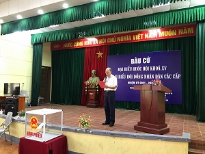 Hình ảnh người dân Hà Nội nô nức đi bầu cử