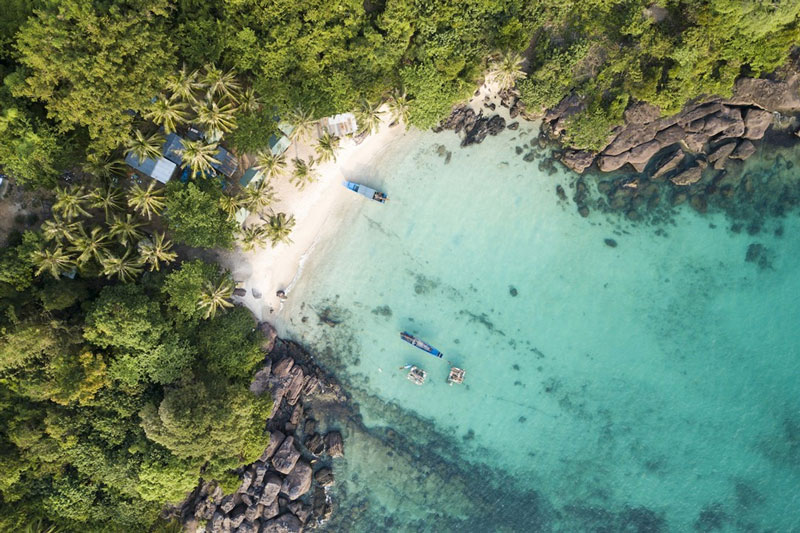 Phát hờn với bức tranh tuyệt sắc của đảo Ngọc - Phú Quốc nhìn từ trên cao