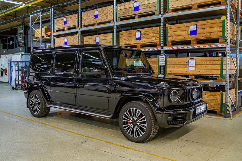 Armored Mercedes G-Class 63 AMG.