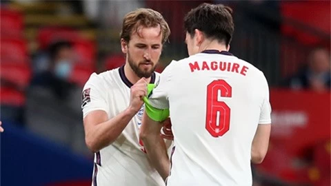 Kane và Maguire là đội trưởng và đội phó tại ĐT Anh