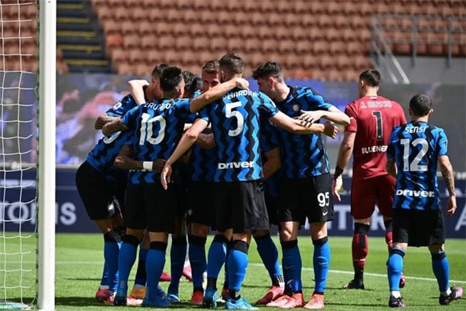 Niềm vui chiến thắng của Inter
