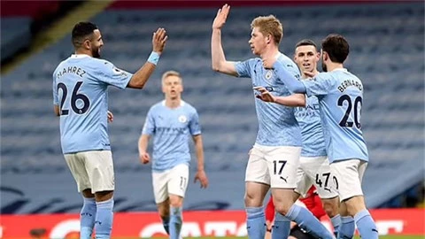 Man City kiếm nhiều tiền bản quyền truyền hình nhất Premier League 2020/21