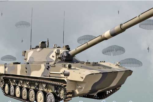 Uy lực pháo tự hành chống tăng đột kích đường không của Nga