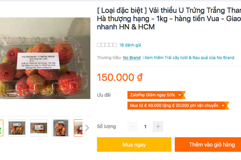 Vượt 'bão' COVID-19, nông sản đắt hàng trên sàn online