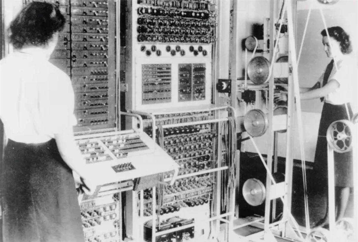 Colossus là máy tính điện tử đầu tiên trên thế giới tại Bletchley Park ở Buckinghamshire. Ảnh: Getty Images