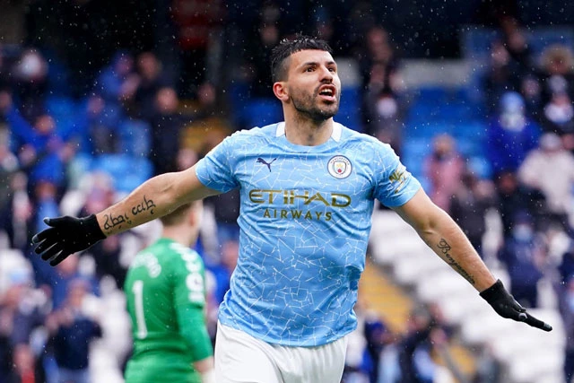 1. Sergio Aguero (Man City).