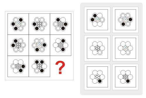 Thử thách IQ: Tìm được hết quy luật của chuỗi hình này thì bạn rất đáng gờm đấy