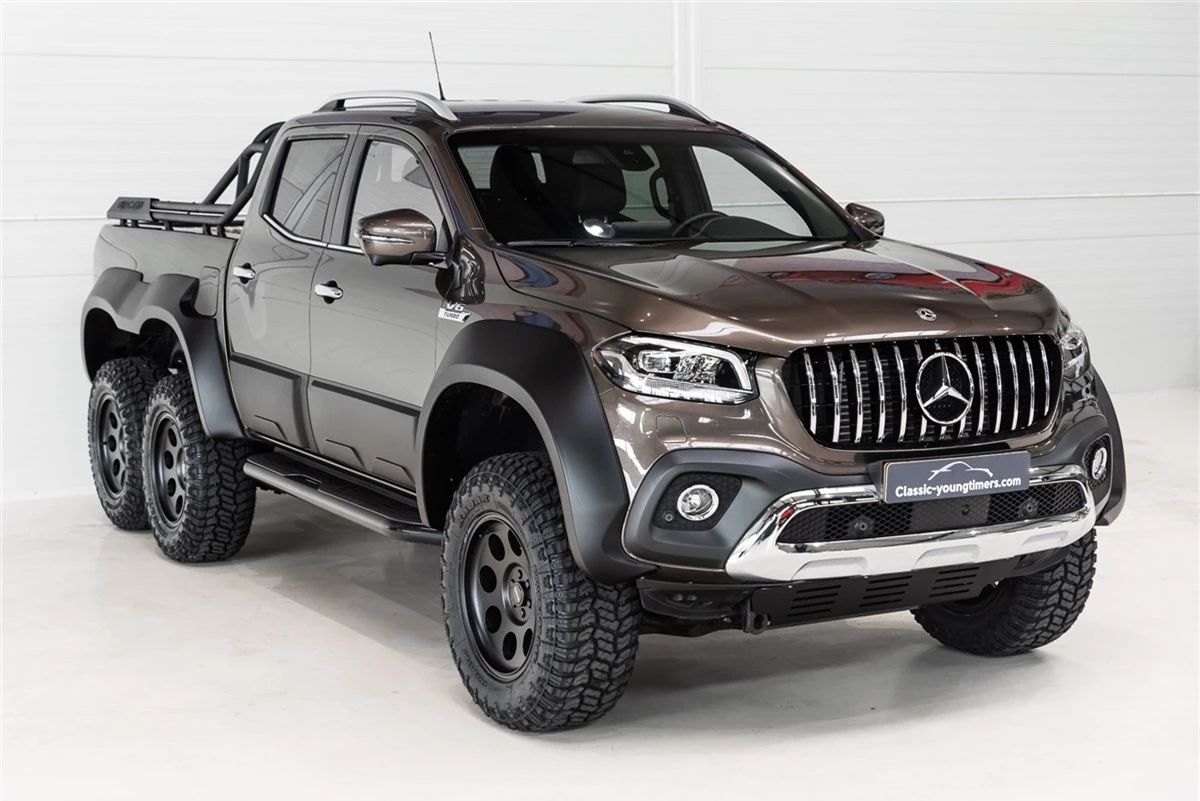 Xe bán tải Mercedes-Benz X-Class độ 6 bánh hầm hố - 1