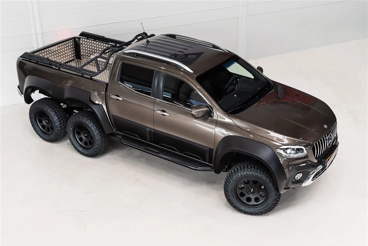 Xe bán tải Mercedes-Benz X-Class độ 6 bánh hầm hố - 2