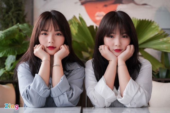 Cặp song sinh 19 tuổi xinh đẹp quê Yên Bái mê làm mẫu ảnh