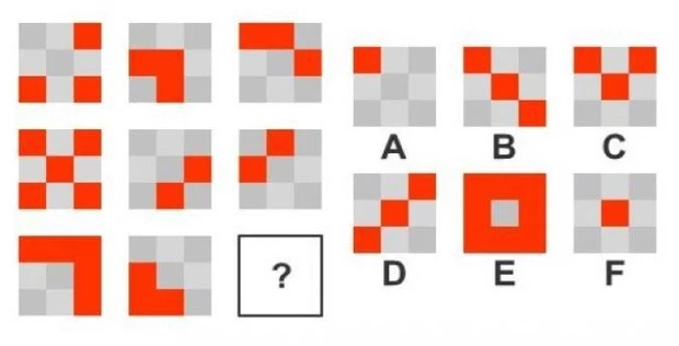 Đâu mới là logic ẩn sau những hình vuông này?