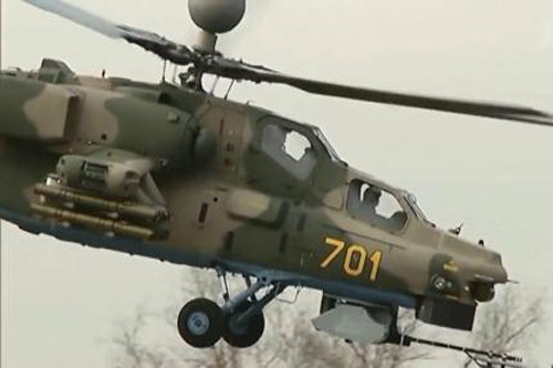 Mi-28NM khai hỏa ngoài tầm đánh chặn của đối phương