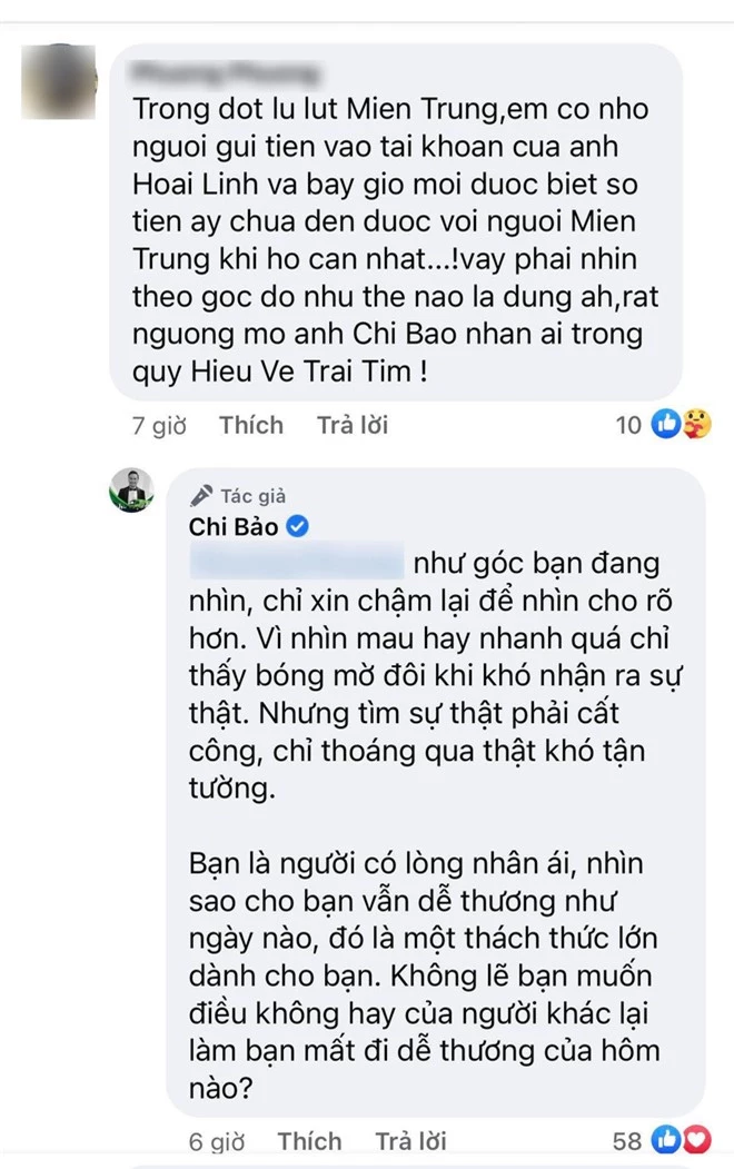 Chi Bảo đáp trả 1 chọi 1 antifan về vụ NS Hoài Linh kêu gọi từ thiện 13,7 tỷ đồng: “Không có gì mờ ám, chỉ là chậm” - Ảnh 6.