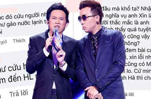 Netizen nổ ra khẩu chiến, lấy câu nói “Cứu người như cứu hoả” của Trấn Thành bàn về lùm xùm NS Hoài Linh chậm giải ngân 13,7 tỷ