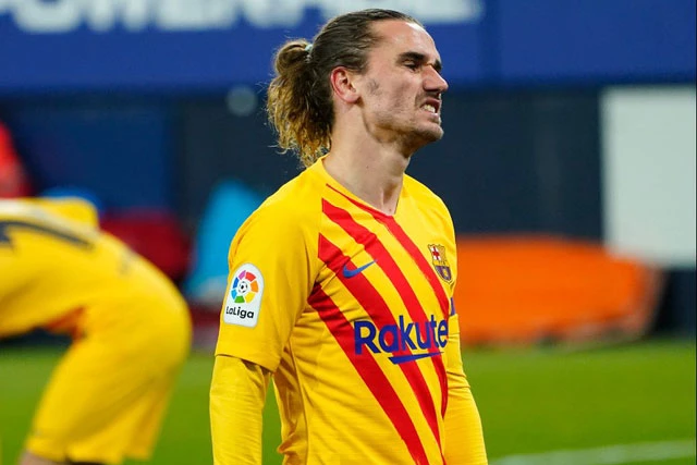 Griezmann thi đấu dưới kỳ vọng kể từ khi chuyển đến Barca. Ảnh: Reuters.