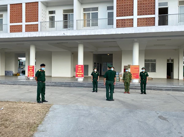 Khu cách ly y tế tập trung tại Khu ký túc xá phía Tây TP Đà Nẵng luôn được giám sát chặt chẽ