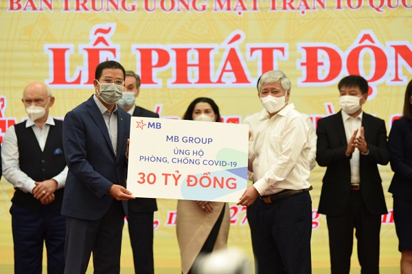 MB Group ủng hộ Quỹ Vaccine 30 tỷ đồng, Sun Group hỗ trợ khẩn cấp Bắc Giang 50 tỷ đồng