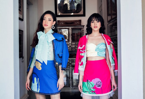 Đỗ Hà khác lạ với tóc mái ngang đọ dáng cùng Lương Thùy Linh trong bộ ảnh mới