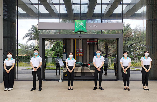 Thực tập sinh Nova College tại khách sạn ibis Styles Vung Tau.