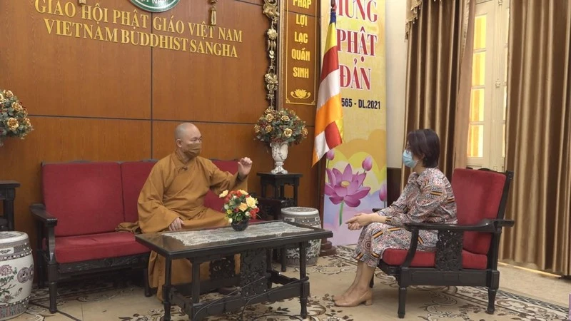Thượng tọa Thích Đức Thiện – Phó Chủ tịch, Tổng Thư ký Hội đồng Trị sự - Giáo hội Phật giáo Việt Nam trả lời phỏng vấn