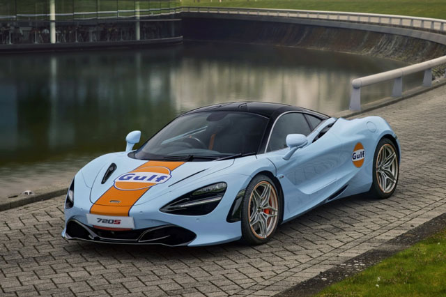 Ngắm siêu xe McLaren 720S 'khoác áo' Gulf vô cùng độc đáo