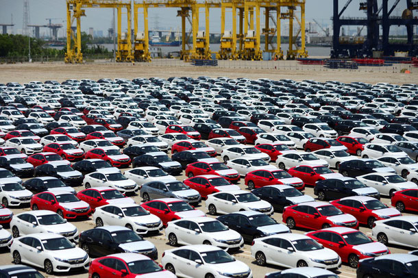 Trung bình mỗi tháng, Việt Nam nhập khẩu 12.540 chiếc ô tô