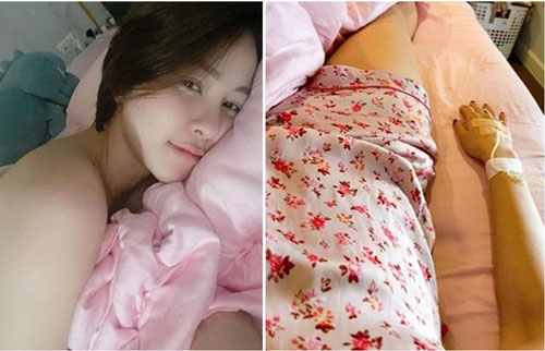 Đăng ảnh tiều tụy, Trâm Anh bất ngờ chia sẻ: "Yêu tới tụt huyết áp"