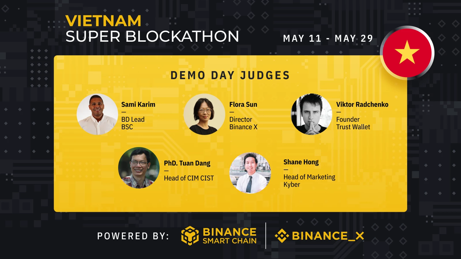 Ban giám khảo của cuộc thi Vietnam Super Blockathon