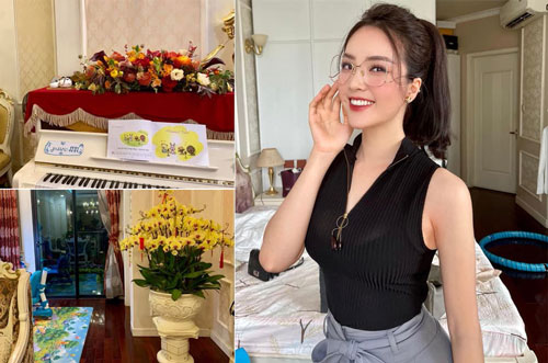 Không gian sống sang chảnh của Á hậu Thụy Vân