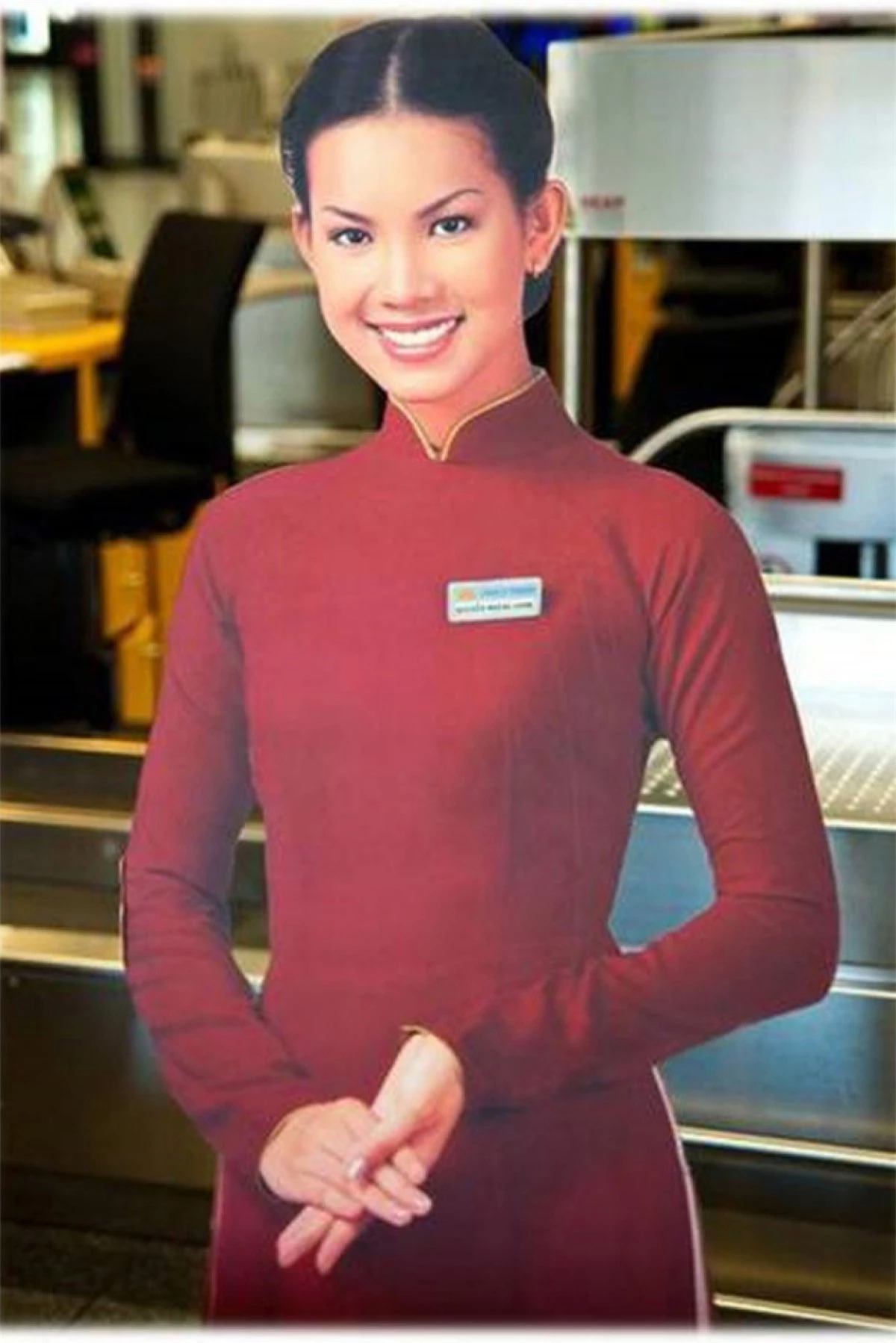 Trở về sau cuộc thi, nhờ danh tiếng và sắc đẹp của mình, Hoàng Oanh đã được hãng hàng không quốc gia Việt Nam lựa chọn là gương mặt đại diện. Hình ảnh cô gái mặc tà áo dài đỏ duyên dáng xuất hiện khắp nơi tại các phòng vé máy bay vẫn khiến nhiều người nhớ mãi.