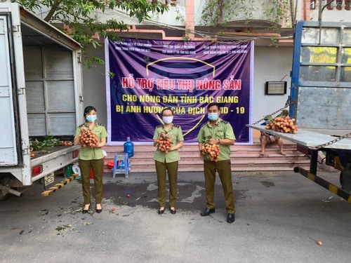 Tổng cục QLTT cam kết hỗ trợ tiêu thụ giúp Bắc Giang 3.000 tấn vải, giao chỉ tiêu cho 63 cục QLTT trên toàn quốc