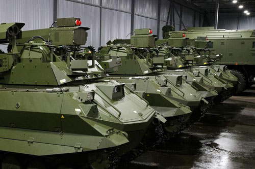 Nga bắt đầu sản xuất hàng loạt robot chiến đấu