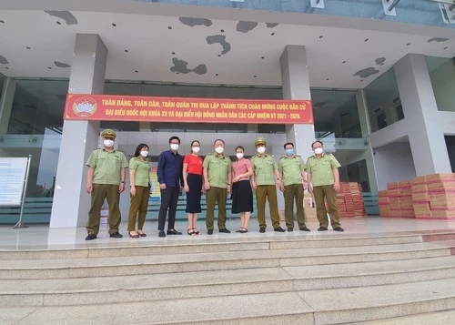 Đoàn lãnh đạo và CB-NV Tổng cục QLTT có mặt tại Bắc Giang chiều ngày 2/6/2021