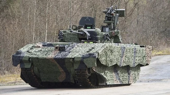 Một nguyên mẫu xe tăng Ajax tại Merthyr Tydfil, xứ Wales, ngày 4-3 -2016 (Ảnh: Bộ Quốc phòng Vương quốc Anh) Một nguyên mẫu xe tăng Ajax tại Merthyr Tydfil, xứ Wales, ngày 4-3 -2016 (Ảnh: Bộ Quốc phòng Vương quốc Anh)