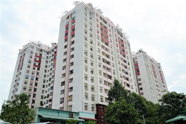 Chung cư Thái An 3 và 4, thuộc phường Đông Hưng Thuận, quận 12, TP HCM là dự án đầu tiên trên cả nước được Bộ Xây dựng chấp thuận cho làm căn hộ thương mại diện tích tối thiểu 25 m2.