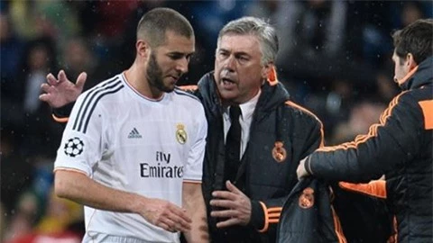 Trở lại Real, Ancelotti yêu cầu Benzema ghi... 50 bàn/mùa