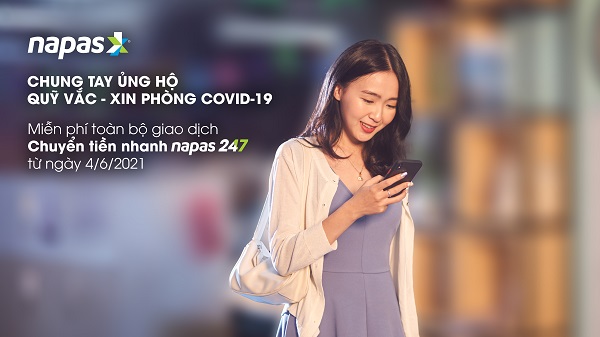 Miễn phí chuyển tiền tới số tài khoản nhận ủng hộ Quỹ vắc xin phòng Covid-19 