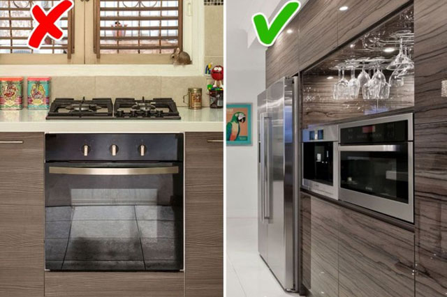 Những cách sắp xếp lý tưởng để có gian bếp đẹp