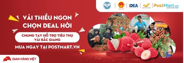 Sàn thương mại điện tử Postmart hỗ trợ tiêu thụ vải Bắc Giang.