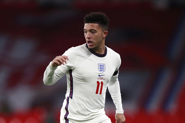 =3. Jadon Sancho (đội tuyển Anh, định giá chuyển nhượng: 100 triệu euro).