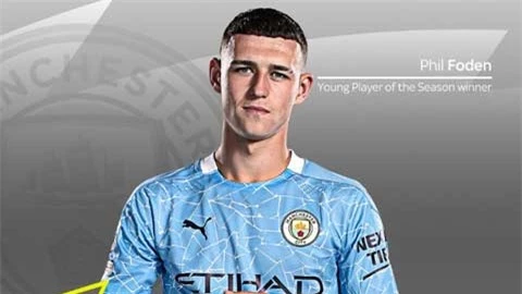 Foden giành giải Cầu thủ trẻ xuất sắc nhất Premier League 2020/21